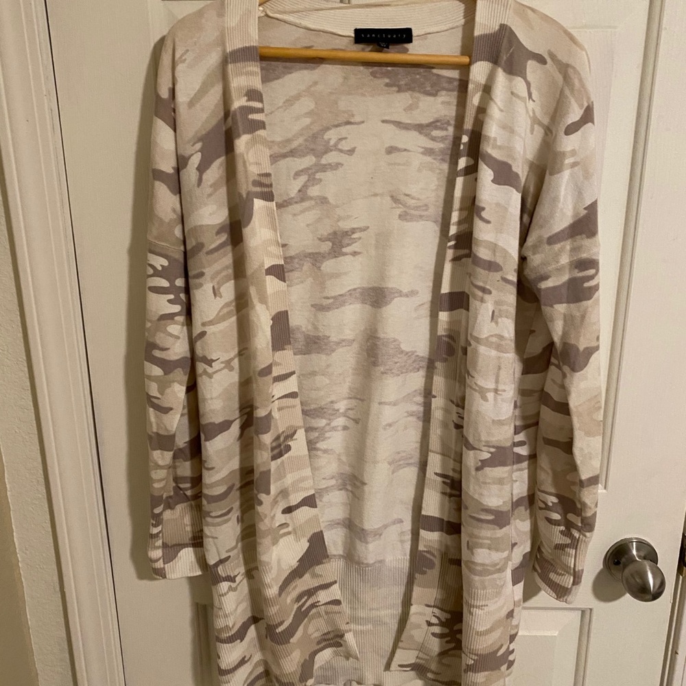 Sanctuary camo cardigan